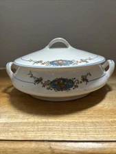 vintage homer laughlin china “Empress “ Vegetable Tureen Floral Design 
