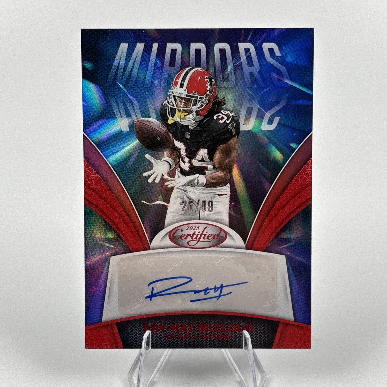Panini 2025 Certified Mirror Signatures Ray-Ray McCloud Red Auto /99 #MS-RMC