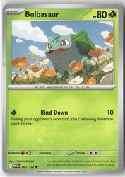 Bulbasaur 001/132 Mega Evolution Common