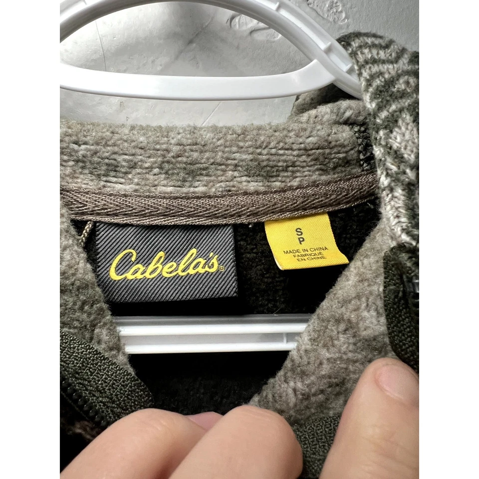 Cabelas Cremallera Completa Forrada de Piel Sherpa Vellón Chaqueta Mujer Pequeñas Vacaciones Montañas Foto 3 de 4