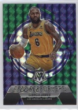 2022-23 Panini Mosaic Epic Performers Green Mosaic Prizm LeBron James #6 ni4