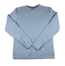 2 X IST Pullover Crew Neck Long Sleeve Blue Regular Fit   Men  s Size Medium
