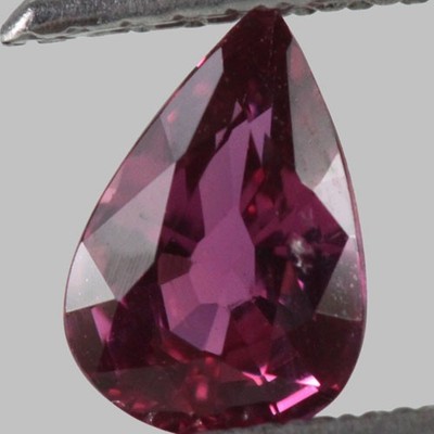 0.69ct 6.6x4.6mm Pear_shape Natural Pink Ruby