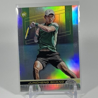 Juncheng Shang 2024 Topps Chrome Refractor Rookie Card #84