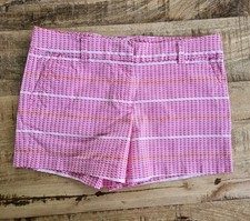Vineyard Vines Girls Whale Striped Boulevard Shorts Size 14 Preppy Nautical