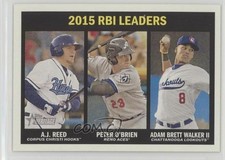 2016 Heritage Minor League Edition RBI Leaders Adam Walker AJ Reed Brett II 2f4