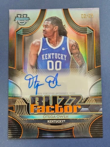 2025 Panini Otega Oweh Base Autographs - Silver (Raw)