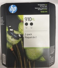 NEW HP 910XL Black Ink Cartridge 2-Pack EXP 01/2027
