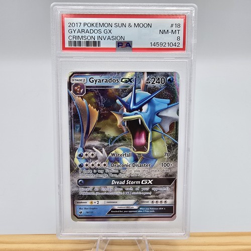 Gyarados-GX graded PSA 8 for sale on eBay