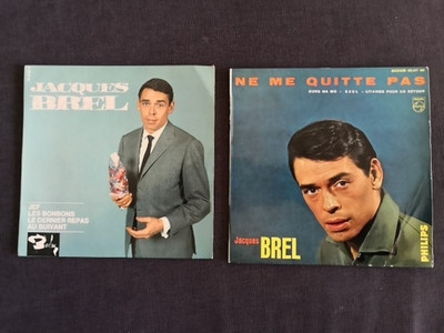 JACQUES BREL EP JEF (Barclay) und EP NE ME QUITTE PAS (Philips)