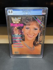 WWF Magazine CGC 8.0 (newsstand) 10-11/1986 Miss Elizabeth