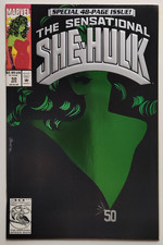 US Marvel THE SENSATIONAL SHE-HULK Vol.I #50 Foil Cover 1993 John Byrne 