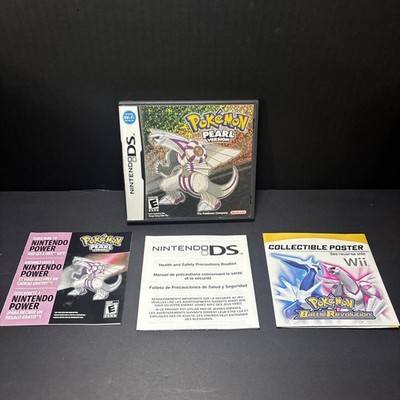 Pokemon Pearl Version Nintendo DS CASE & Inserts Only NO MANUAL OR GAME