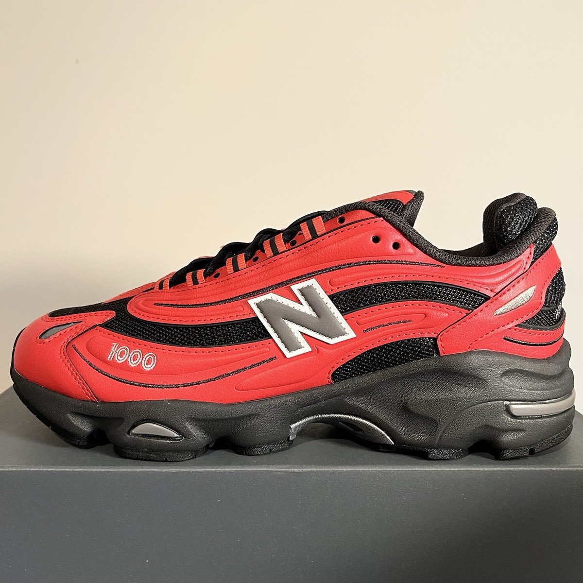 NEW New Balance 1000 Classics Red/Gray Mens 6 D Medium #M1000MSR Shoes s-l1200.jpg main image 2