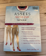 NIP Black ASSETS RED HOT SPANX Mid-Thigh BODY SHAPER 1840 Size 1 A