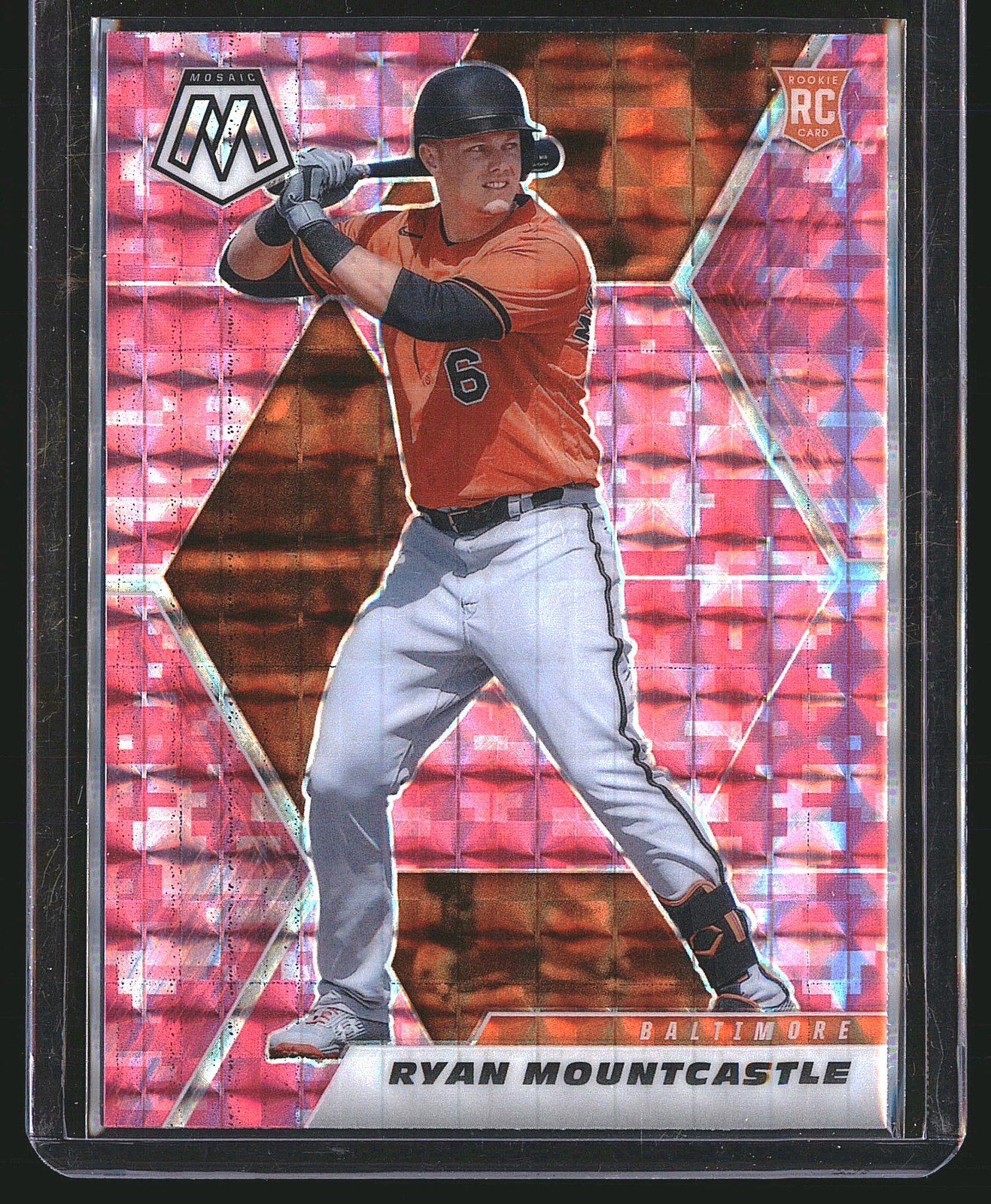2021 Panini Mosaic #245 Ryan Mountcastle Reactive Orange