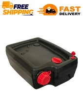 Oil Change Drain Container 10 Quart Large Pan leak-proof High Capacity Car Auto