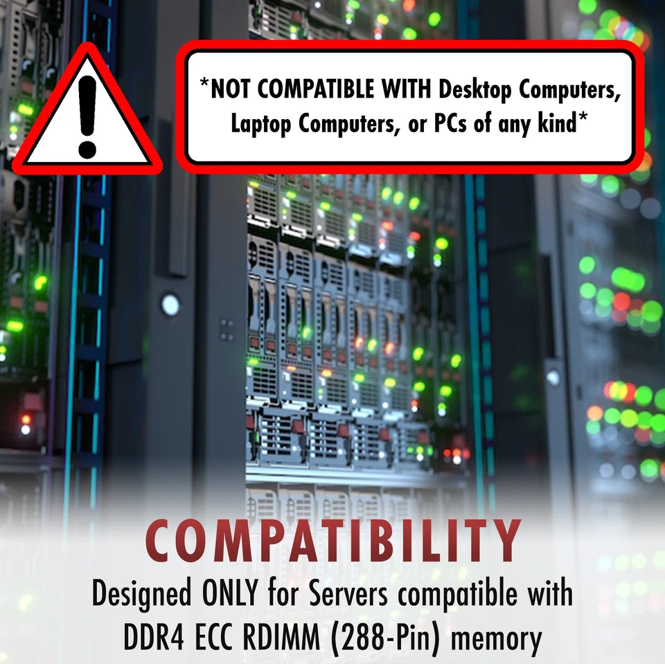 48GB 6x 8GB PC4-2666 RDIMM Lenovo Flex System x240 M5 Memory RAM - Image 4 of 4