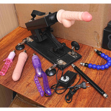 Automatic Sex Machine Thrusting 6Accessories Dildo Electric Sex Toy Masturbation