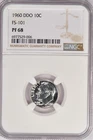 1960 Roosevelt Dime Proof DDO FS-101 NGC PF 68 PR68 Gem Silver Coin 10C