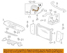 GM OEM Radiator-Outlet Lower Hose 15792821