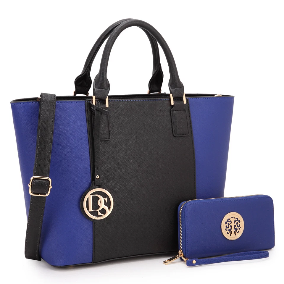 Dasein Mujer Clásico Bolso de Mano Bolso de Hombro Asa Superior Cartera Cartera de Viaje Foto 4 de 4