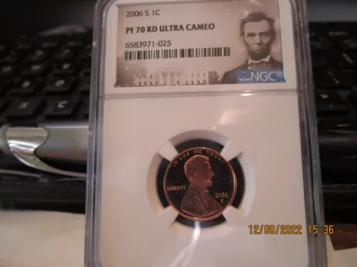 2006  S NGC 70 Ulta Cameo Lincoln Memorial Cent  Proof +++++