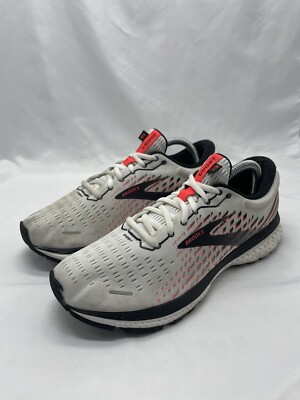 Brooks Womens Ghost 13 1203381B192 White Running Shoes