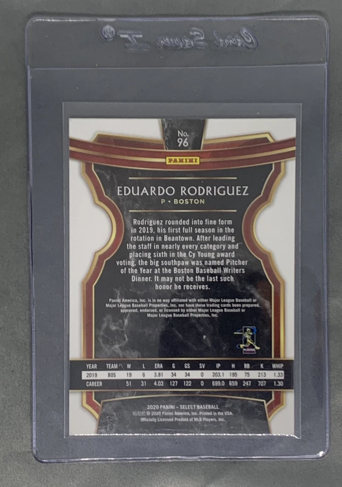 2020 Select - Eduardo Rodriguez - #96 Base - Image 2 of 2