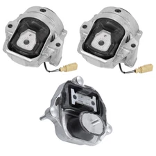 3x Engine Motor Mount & Transmission Mount for Audi A4 2013-2016 A5 Quattro Auto