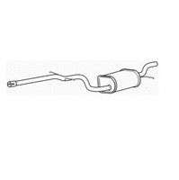 Klarius VW713L Auspuff Mitte Dose VW Jetta 1.6 FSI 04-11