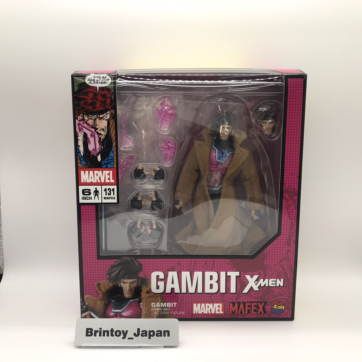MAFEX GAMBIT Comic Version X-Men No.131 Medicom Toyb 160mm MAFEX GAMBIT Comic Version X-Men No.131 Medicom Toyb 160mm