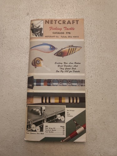 1977 Netcraft Fishing Tackle Catalog 77-B