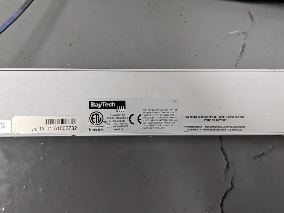 24A BayTech IIII Rack PDU MRP11 120/280V - Image 3 of 4