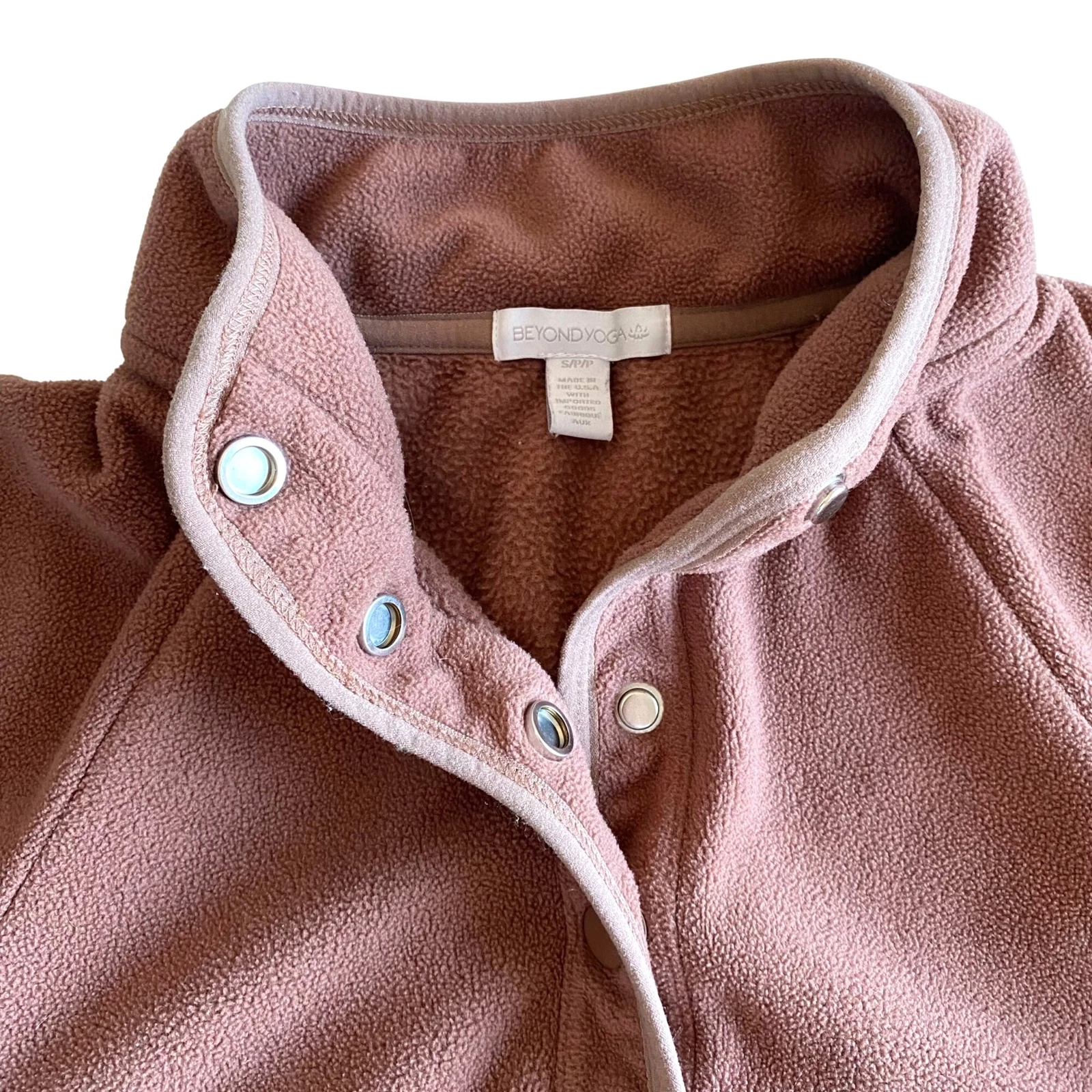 beyond-yoga tranquility fleece pullover athleisure yoga jacket