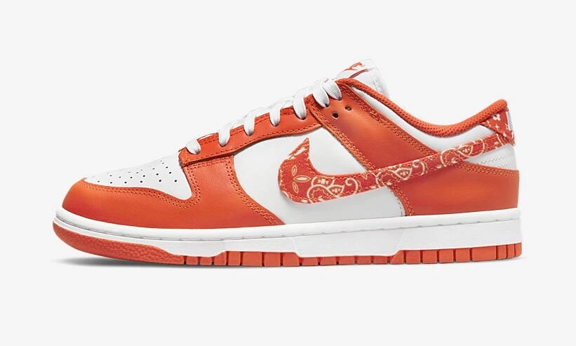 Nike WMNS Dunk Low ESS Orange Paisley [W 5-12] DH4401-103 New