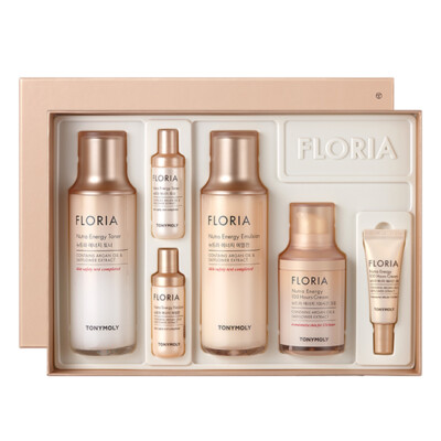 TONYMOLY Floria Nutra Energy Toner + emulsion+Cream 3 set   K-Beauty