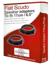 Anelli Adattatori Per Altoparlanti Fiat Scudo Porta Anteriore 17Cm 6.5”