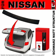 Lackschutzfolie Ladekantenschutz für Nissan Murano Z51 2008-2016 Schwarz matt