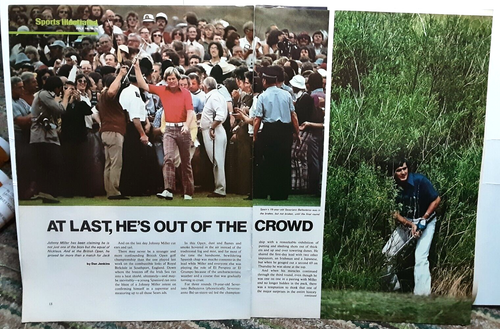 1975 Sports Illustrated British Open Golf Johnny Miller Jack Nicklaus Article