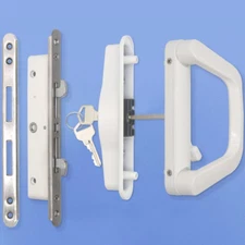 Sliding Patio Door Handle Set with Mortise Lock, Suitable for Sliding Glass Pati