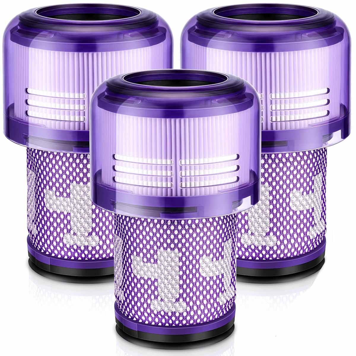 3 Packs Filters For Dyson V12 Detect Slim Cordless Vacuum 971517
