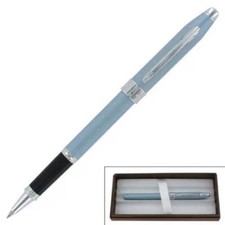 Cross Century II Starlight Rollerball Pen, Sky Blue, Black Ink, Medium Point, Ea