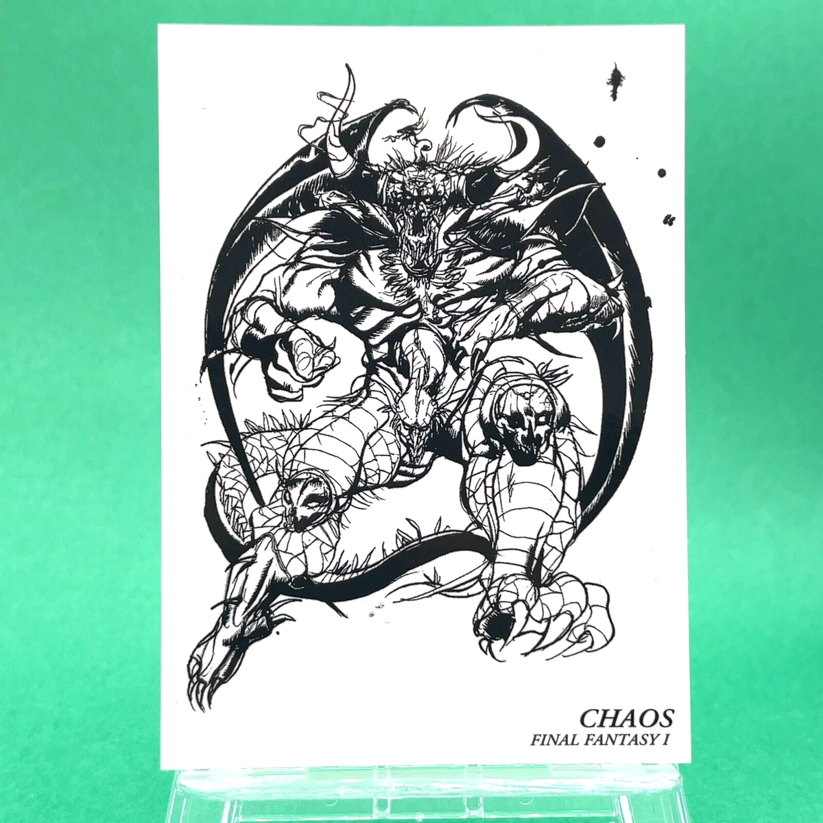 CHAOS 018 FINAL FANTASY Art Museum Card Yoshitaka Amano FF1