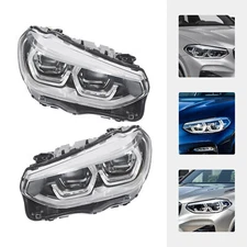 For 2018-2021 BMW X3 X4 G01 G08 Full LED Headlight Adaptive Headlamp w/AFS LH/RH