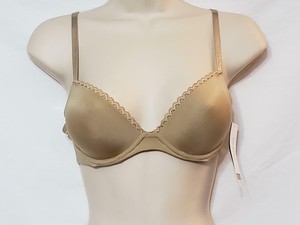 Nwt Calvin Klein Seductive Comfort Customized Lift Bra F2892 Beige