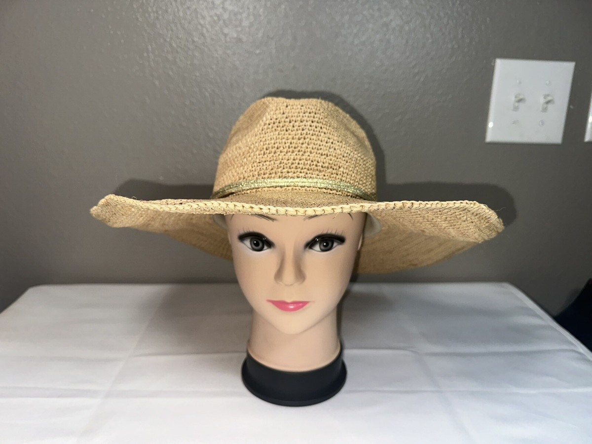 Hat Attack Raffia Crochet Continental Womens Hat Natural  display picture 2