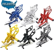 US Rearsets Adjustable Foot Pegs For SUZUKI GSXR1300 HAYABUSA 1999-2020