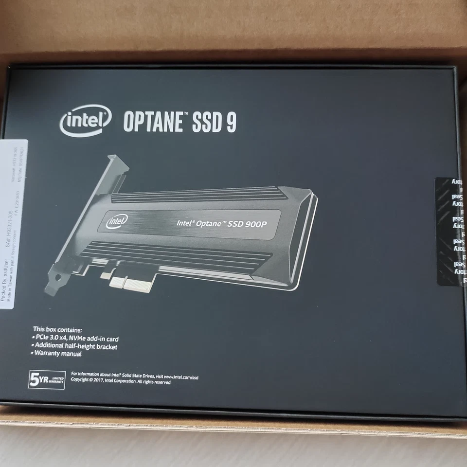 280GB PCIE INTEL 900P SSD 9 OPTANE SSDPED1D280GAX1 AIC/HHHL 10DWPD/5.11PBW - Image 4 of 4