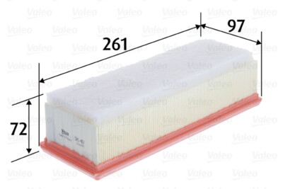 Valeo 585417 air filter for Dacia, Renault